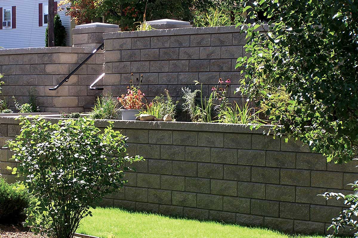 Keystone Compac® Structural Retaining Wall Block Montano Sand And Gravel And Septic Tanks 5637