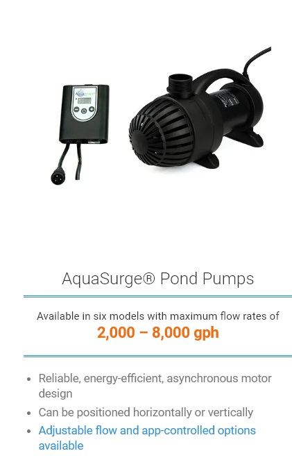 AquaSurge® Pond Pumps