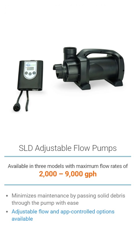 SLD Adjustable Flow Pumps